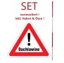 stange und warnschild set achtung dachlawine9